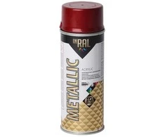 Inral Aerozolinis lakas raudonas METALLIC akril.400ml