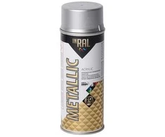 Aerozolinis lakas sidabrinis METALLIC akril.400ml