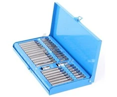 Antgalių rinkinys 40vnt .Metalinėje dėžutėje (HEX,TORX,SPLINE)