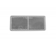 Atspindys 90x40 mm klijuojamas baltas