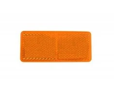 Atspindys 90x40 mm klijuojamas oranžinis