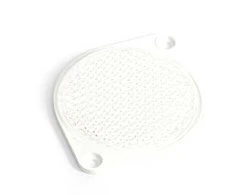 Atspindys apvalus ø85mm su auselėm baltas