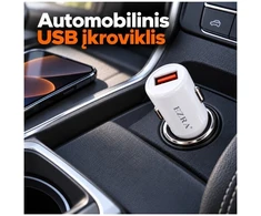 Automobilinis greitojo įkrovimo adapteris CR72 18 W