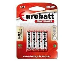 Baterija 4vnt MAX POWER AAA R03P-BP4 1.5V