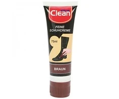 Batų tepalas su kempine 75ml. (rudos spalvos)