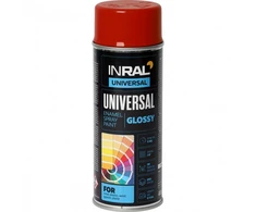 Dažai aerozoliniai INRAL UNIVERSAL rudai raudona RAL3011, blizgi 400ml