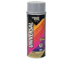 Dažai aerozolin. INRAL UNIVERSAL,pilki 400ml