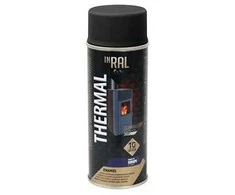 Dažai aerozoliniai atsparūs ugniai juodi 400ml