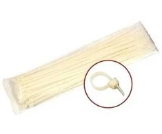 Dirželiai tv 100vnt(2.5x100mm)balt.