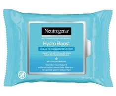 Neutrogena Drėkinamosios veido valymo servetėlės Netrogena Hydro Boost 25vnt
