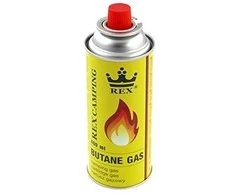 Dujos butano 227 gr. 400ml. REX
