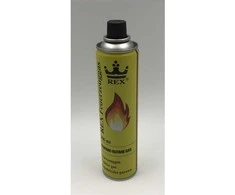 Dujos butano 300ml užpildymo REX