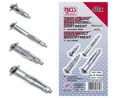 Bgs Technic Fiksuojamų varžtų rinkinys 40 vnt.