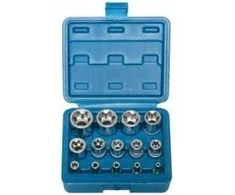 Silver Galvučių komplektas E-Star dalių 1/4"+3/8"+1/2"E4-E24