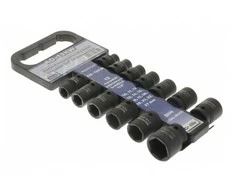 Galvučių smūginių šešiakampių rinkinys 12.5mm(1/2")10-27mm 13vnt