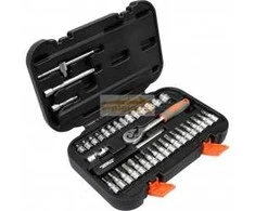 Galvučių su terkšle rinkinys 1/4"38vnt