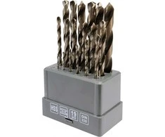 Grąžtas Grąžtų metalui rinkinys | HSS | 1-10 mm | 19 vnt.