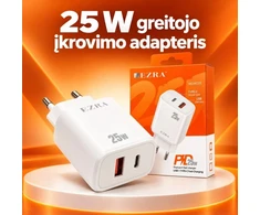 Greitojo įkrovimo adapteris HC175 25 W