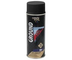 Gruntas aerozolinis, antikorozinis INRAL GROUND 400ml juodas