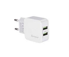 Įkroviklis 2xUSB 2.4A 12W