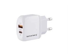 Įkroviklis USB-C/USB 240V WAYME 20W