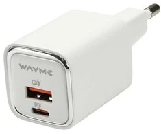 Įkroviklis USB-C/USB 240V WAYME 30W