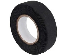 Izoliacinė juosta 0,18 mm x 19 mm x 20 m, juoda, 1 vnt.tekstilinė (medžiaginė)juoda