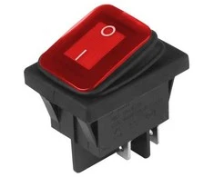 Carmotion Jungiklis klavišinis DC elektros raudonos sp.,12V/24V ,AC