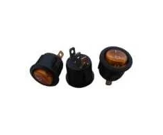 Jungtukas apvalus 20mm 230V orandžinis