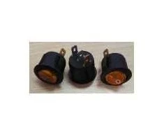 Jungtukas apvalus 20mm 230V orandžinis