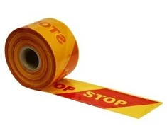 Juosta aptvėrimui "STOP" (10cm x 100m) 1rulonas