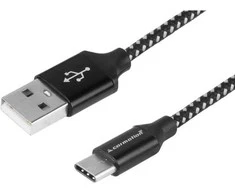 Carmotion Kabelis įkrovimo ir sinchronizacijos USB- USB-C 300 cm.