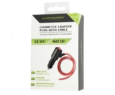 Carmotion Kištukas su jungikliu 12/24V pridegėjo lizdo ir 130cm laidu 1vnt