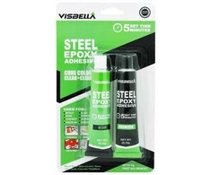 Klijai dvikomponenčiai epoksidiniai 40ml (Skaidrūs) Visbella