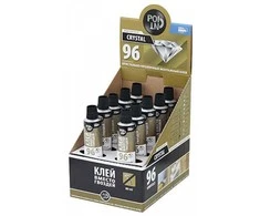 Klijai POINT 96, ypatingai skaidrūs,dėžutėje 80ml (vinių pakaitai)
