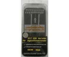 Kroviklis automobilinis USB 12V/24V 700MA