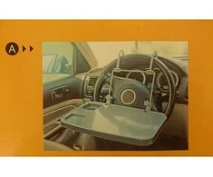 Laikiklis padėkliukas valgymui automobilyje