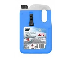 Langų plovimo skystis žieminis 4L(-22C) HDPE su piltuvėliu