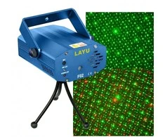 Lazerinis projektorius lazeris Žalios + Raudonos Spalvos