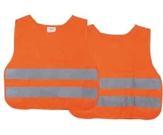 Liemenė su atšvaitais vaikiška oranžinė (4-12m.)
