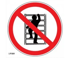 Lipdukas "Draudžiama lipti"