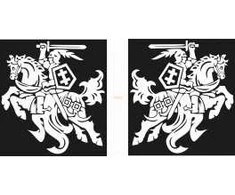 Lipdukas Vytis 2 vnt veidrodinis Baltas BLIZGUS 18x20cm