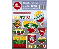 Lipdukų rinkinys "LIETUVA"