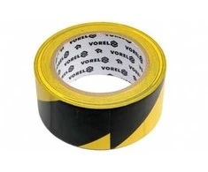 Lipni juosta juoda/geltona 33mx48mm