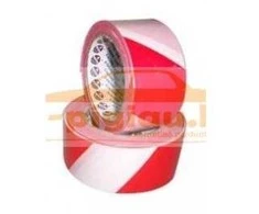 Lipni juosta raudona/balta 33m/48mm