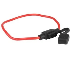 LP Oem Lizdas saugikliui 20mm su 1.5mm kabeliu