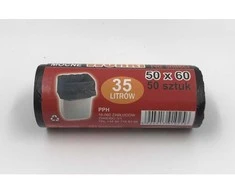 Maišai šiukšlėms 35l 50vnt. juodos spalvos