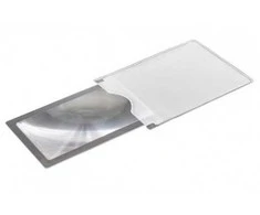 Padidinimo stiklas vizit.kortelės dydis 54mm x85mm