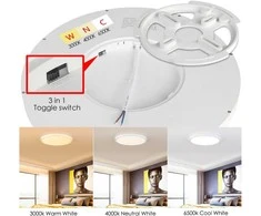 Panelė virštinkinė Taloya 20W keič kelv3000K/4000K/6500K 300mmx25mm 120proc,kampas