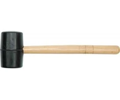 Plaktukas guminis su medine rankena 450g/55mm